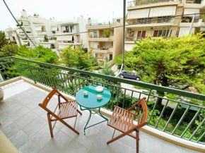Green tea balcony - quiet & cozy- Ano Glyfada